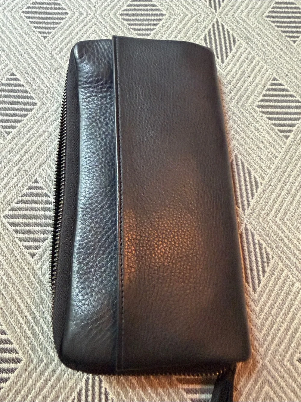 Biba Black Zip-Around Wristlet Wallet